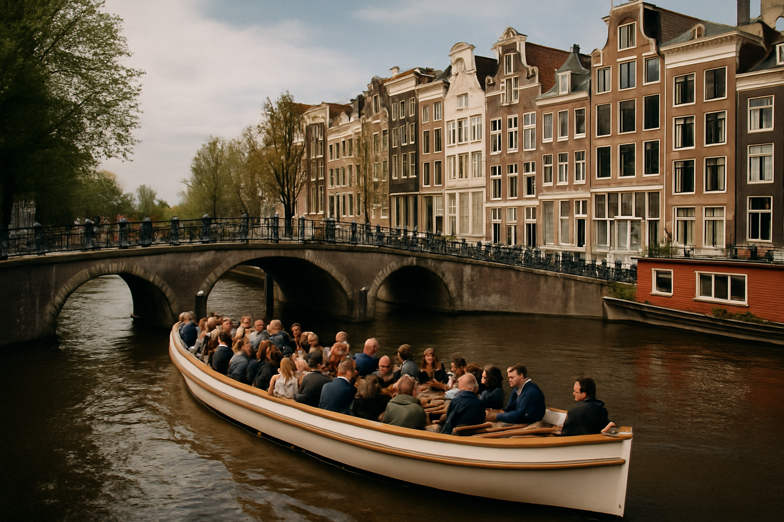 Rondvaart in Amsterdam