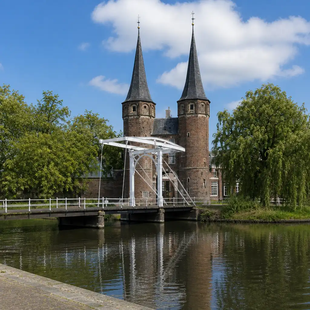 Een stadsspel spelen in Delft