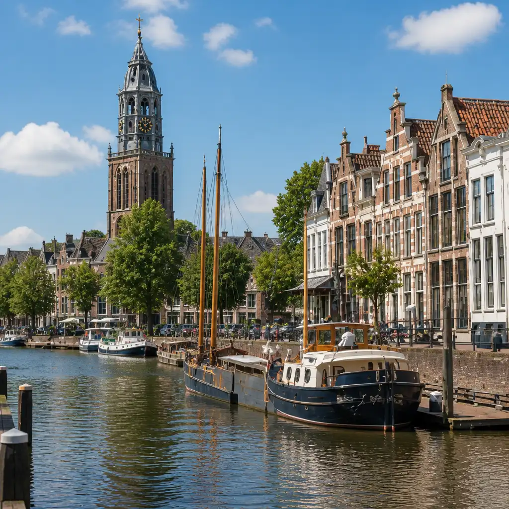 Een stadsspel spelen in Gorinchem