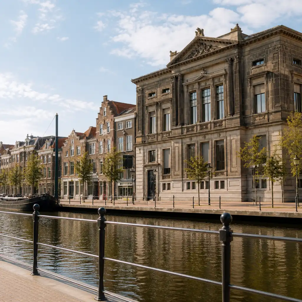 Een stadsspel spelen in Haarlem