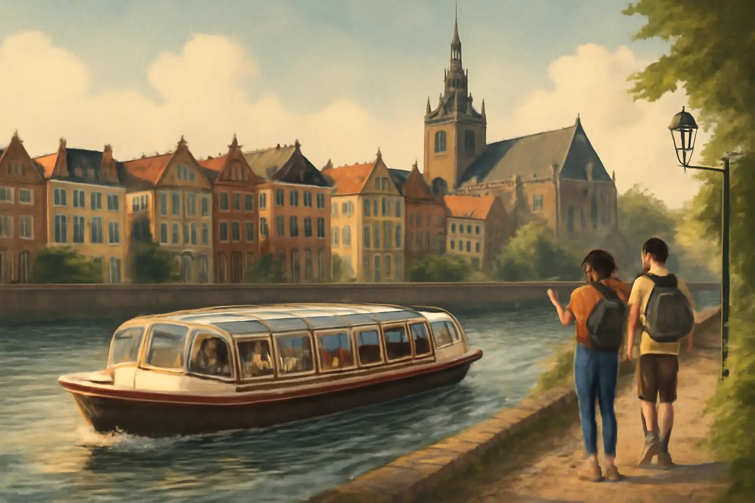Een stadsspel spelen in Nijmegen