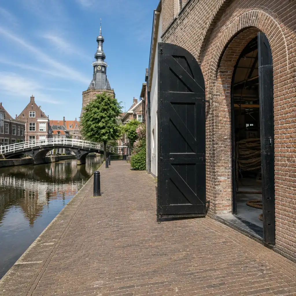 Een stadsspel spelen in Oudewater